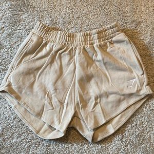 Gymshark Training Sweat Shorts- Beige